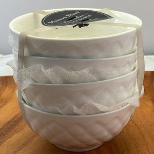 New Maison Blanc set of 4 snack bowls ice cream se